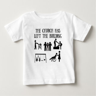 Die Kirche hat das Gebäude verlassen Baby T-shirt
