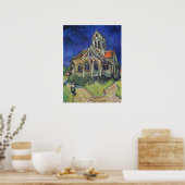 Die Kirche in Auvers 1890 von Vincent van Gogh Poster (Küche)
