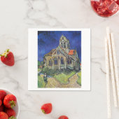 Die Kirche in Auvers 1890 von Vincent van Gogh Serviette (Beispiel)