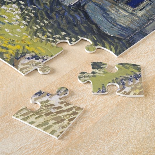 Die Kirche in Auvers durch Vincent van Gogh Puzzle (Seite)