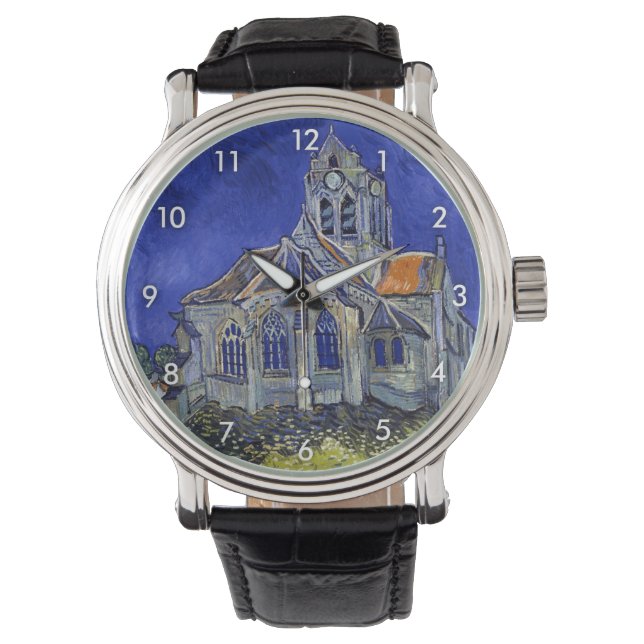 Die Kirche in Auvers, Van Gogh Armbanduhr (Vorderseite)