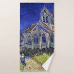 Die Kirche in Auvers, Van Gogh Badehandtuch<br><div class="desc">Vincent Willem van Gogh (30. März 1853 - 29. Juli 1890) war ein niederländischer postimpressionistischer Maler, der zu den berühmtesten und einflussreichsten Persönlichkeiten in der Geschichte der Western-Kunst zählt. In etwas mehr als einem Jahrzehnt schuf er etwa 2100 Kunstwerke, darunter etwa 860 Ölgemälde, die größtenteils aus den Jahre seines Lebens....</div>