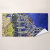 Die Kirche in Auvers, Van Gogh Badehandtuch (Badehandtuch)