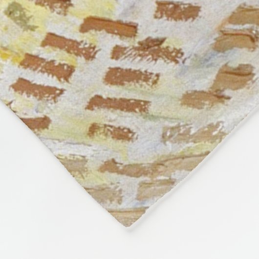 Die Kirche in Auvers, Van Gogh Fleecedecke (Ecke)