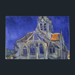 Die Kirche in Auvers, Van Gogh Fußmatte<br><div class="desc">Vincent Willem van Gogh (30. März 1853 - 29. Juli 1890) war ein niederländischer postimpressionistischer Maler, der zu den berühmtesten und einflussreichsten Persönlichkeiten in der Geschichte der Western-Kunst zählt. In etwas mehr als einem Jahrzehnt schuf er etwa 2100 Kunstwerke, darunter etwa 860 Ölgemälde, die größtenteils aus den Jahre seines Lebens....</div>