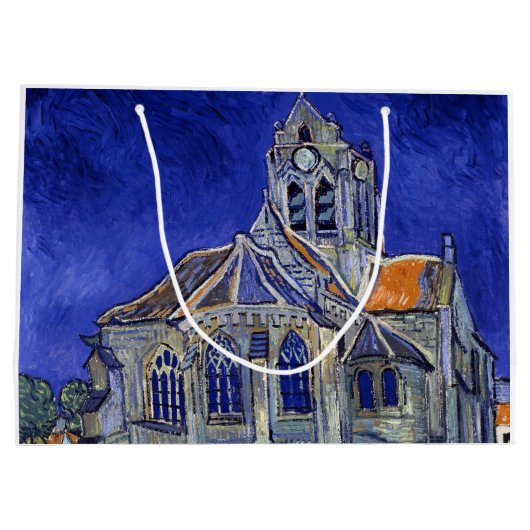 Die Kirche in Auvers, Van Gogh Große Geschenktüte (Rückseite)