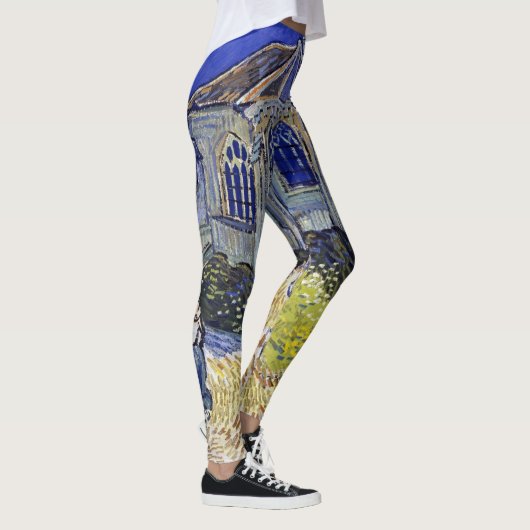 Die Kirche in Auvers, Van Gogh Leggings (Rechts)