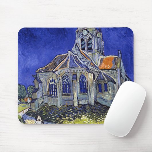 Die Kirche in Auvers, Van Gogh Mousepad (Mit Mouse)