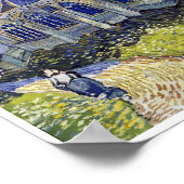 Die Kirche in Auvers, Van Gogh Poster (Ecke)