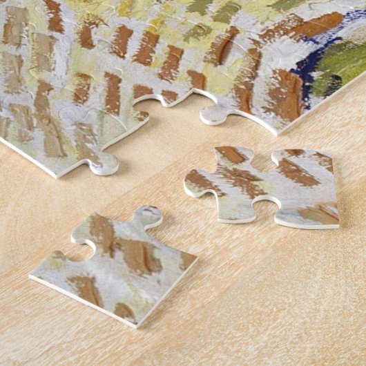 Die Kirche in Auvers, Van Gogh Puzzle (Seite)