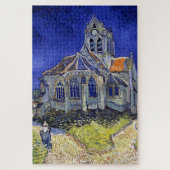 Die Kirche in Auvers, Van Gogh Puzzle (Vertikal)