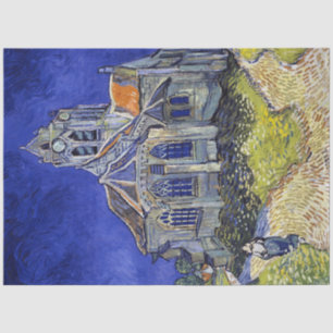 Die Kirche in Auvers, Van Gogh Seidenpapier