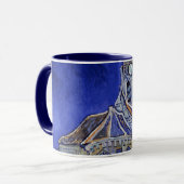 Die Kirche in Auvers, Van Gogh Tasse (Vorderseite Links)