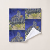 Die Kirche in Auvers von Vincent van Gogh Badhandtuch Set (Waschlappen)