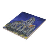 Die Kirche in Auvers von Vincent van Gogh Fliese (Seite)