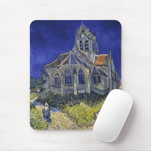 Die Kirche in Auvers von Vincent van Gogh Mousepad (Mit Mouse)