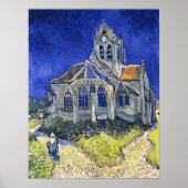 Die Kirche in Auvers von Vincent Van Gogh Poster (Vorne)