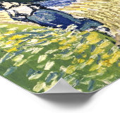 Die Kirche in Auvers von Vincent Van Gogh Poster (Ecke)