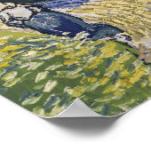 Die Kirche in Auvers von Vincent van Gogh Poster (Ecke)