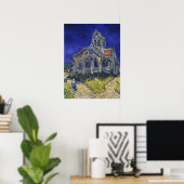 Die Kirche in Auvers von Vincent van Gogh Poster (Heimbüro)