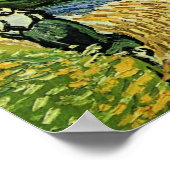 Die Kirche in Auvers von Vincent van Gogh Poster (Ecke)
