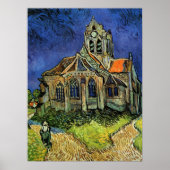 Die Kirche in Auvers von Vincent van Gogh Poster (Vorne)