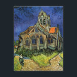 Die Kirche in Auvers von Vincent van Gogh Postkarte<br><div class="desc">Die Kirche von Auvers (1890) von Vincent van Gogh ist ein Vintager Post-Impressionismus feiner Kunst architektonische religiöse Malerei. Eine Frau, die auf einem Weg zur Dorfkapelle spaziert, mit schönen Buntglasfenstern. Eine Szene der Alltagsarchitektur. Über den Künstler: Vincent Willem van Gogh (1853-1890) war ein postimpressionistischer Maler, dessen Werk vor allem durch...</div>
