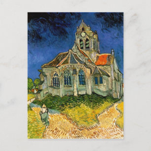 Die Kirche in Auvers von Vincent Van Gogh Postkarte