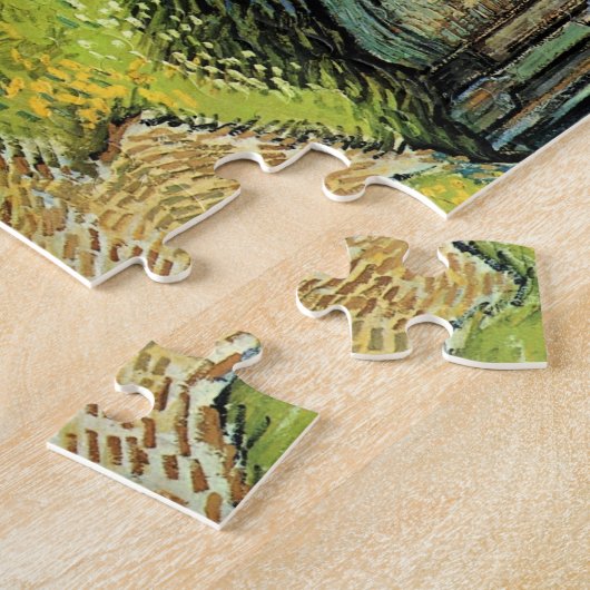 Die Kirche in Auvers von Vincent van Gogh Puzzle (Seite)