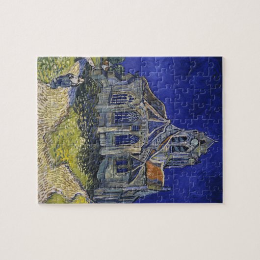 Die Kirche in Auvers von Vincent van Gogh Puzzle (Horizontal)
