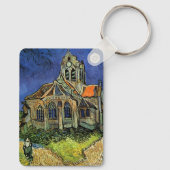 Die Kirche in Auvers von Vincent van Gogh Schlüsselanhänger (Rückseite)