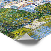 Die Kirche in Cassone | Gustav Klimt | Poster (Ecke)