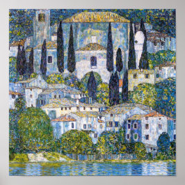 Die Kirche in Cassone | Gustav Klimt | Poster