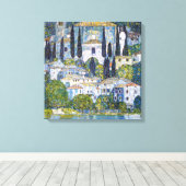 Die Kirche in Cassone | Gustav Klimt | Poster Leinwanddruck (Insitu (Holzboden))