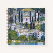 Die Kirche in Cassone | Gustav Klimt | Poster Notizblock (Vorderseite)
