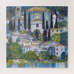 Die Kirche in Cassone   Gustav Klimt   Poster Puzzle