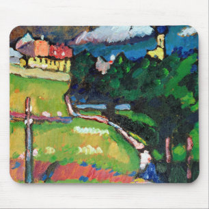 Die Kirche in Murnau, 1908-09 Mousepad