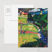 Die Kirche in Murnau, 1908-09 Postkarte (Vorne/Hinten)