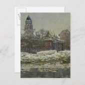 Die Kirche in Vetheuil, 1879 Postkarte (Vorne/Hinten)
