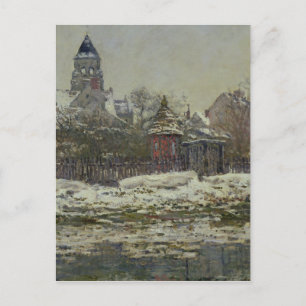 Die Kirche in Vetheuil, 1879 Postkarte