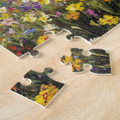 Die Kirche ist von Wildblumen umgeben Puzzle (Seite)