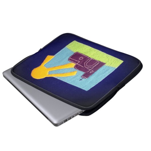 Die Kirche Laptopschutzhülle (Vorne Knopf)