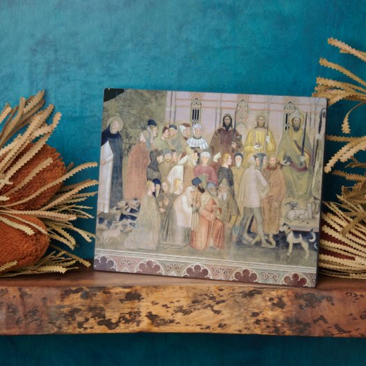 Die Kirche Militant und Triumphe, Detail, von Fotoplatte (Seite)