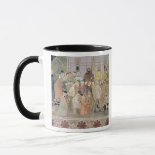 Die Kirche militant und triumphierend, Detail, von Tasse