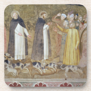 Die Kirche militant und triumphierend, Detail von Untersetzer