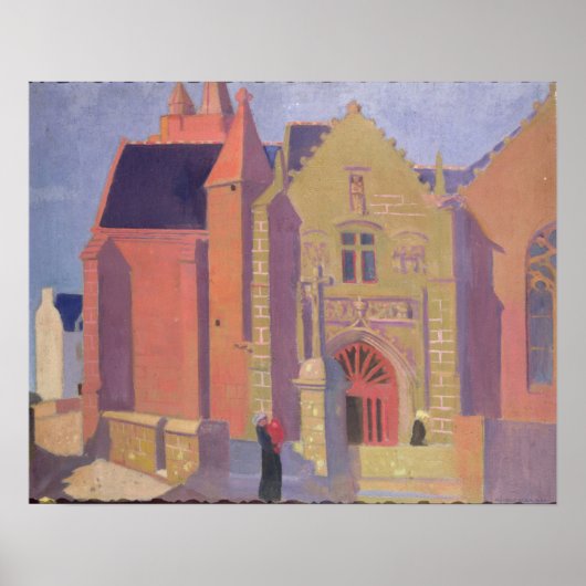 Die Kirche Notre-Dame de la Clarte Poster (Vorne)