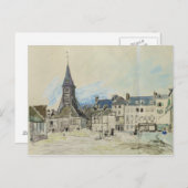 Die Kirche Sainte-Catherine, Honfleur, 1864 Postkarte (Vorne/Hinten)
