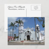 Die Kirche San Miguelito Postkarte (Vorne/Hinten)