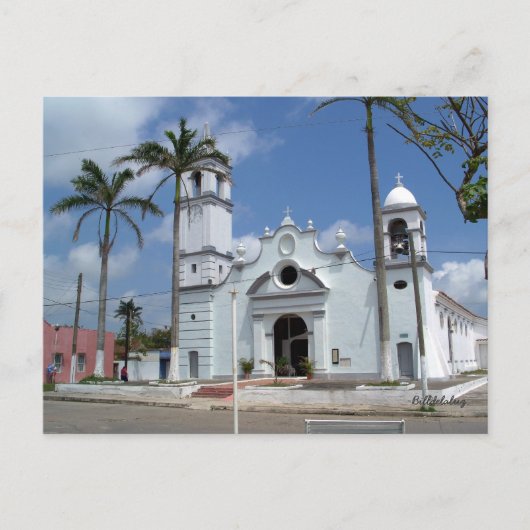 Die Kirche San Miguelito Postkarte (Vorderseite)
