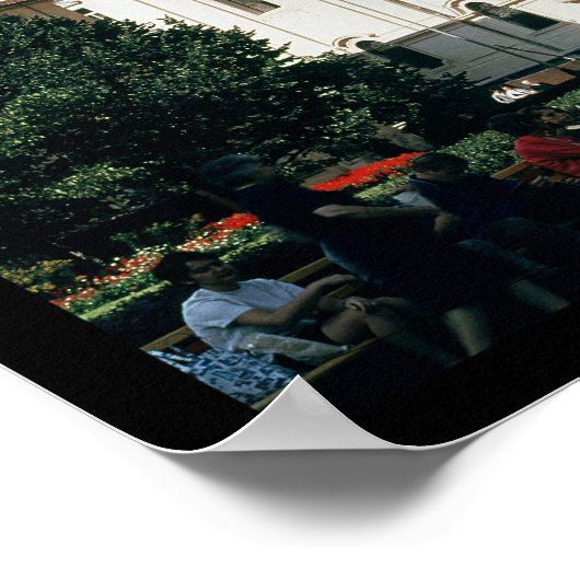 Die Kirche St. Nikolaus, gebaut 1703-61 Poster (Ecke)